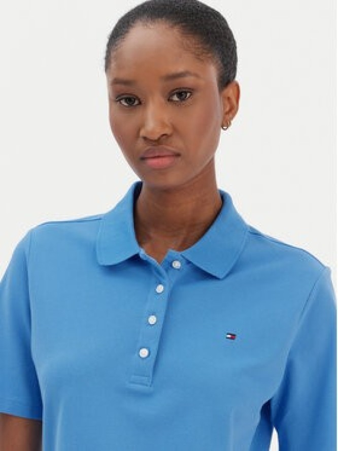 Tommy Hilfiger Polo 1985 WW0WW43224 Niebieski Regular Fit