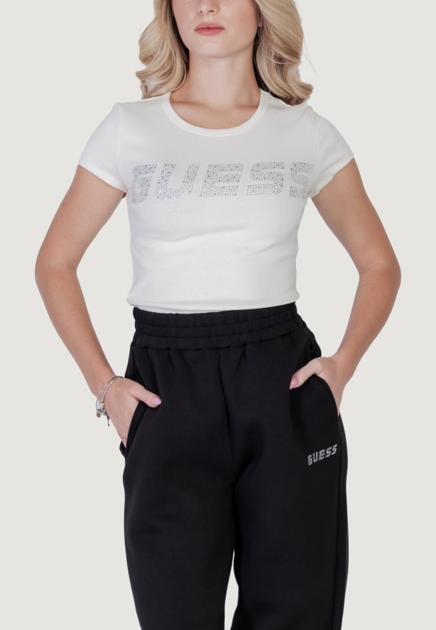 Koszulka crop top Kobieta GUESS ACTIVE KIARA SS