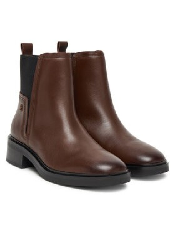 Tommy Hilfiger Sztyblety Minimal FW0FW08978 Brązowy