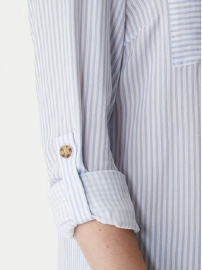 Vero Moda Koszula Bumpy 10275283 Niebieski Regular Fit