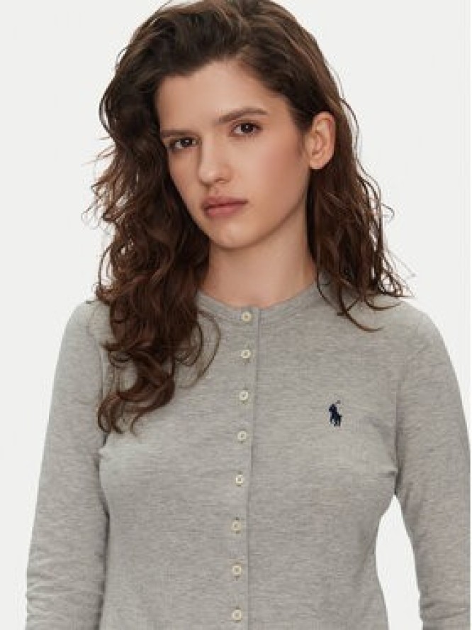 Polo Ralph Lauren Kardigan 211941175001 Szary Slim Fit