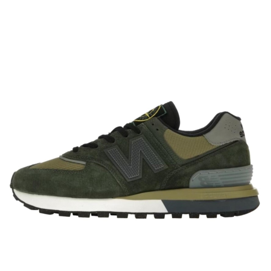 Buty do chodzenia dla dorosłych New Balance 574 Legacy Stone Island Dark Green