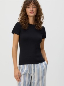 Bawełniany t-shirt 2 pack - złamana biel