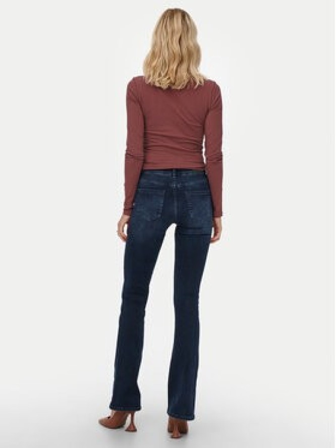 ONLY Jeansy Blush 15233833 Granatowy Flared Fit