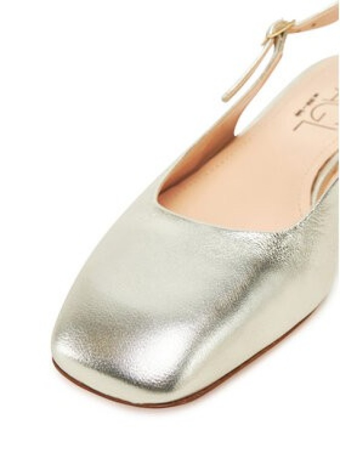 AGL Sandały Angie L Sling B D557006PCKB135G252 Złoty