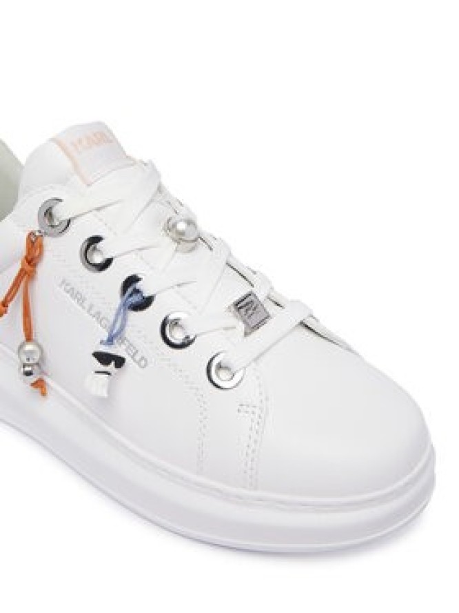 KARL LAGERFELD Sneakersy KL62516T Biały