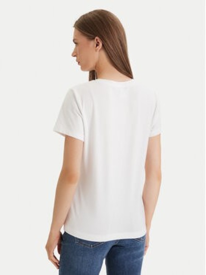 DKNY T-Shirt Central Park Conversational P61M0WNA Biały Regular Fit