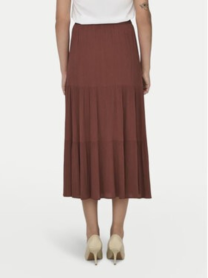 ONLY Spódnica maxi Mikka 15324808 Brązowy Regular Fit