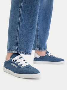 LOVE MOSCHINO Sneakersy JA15142G1OJO5700 Niebieski