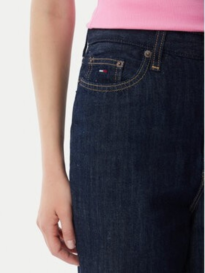 Tommy Jeans Jeansy Claire DW0DW23093 Granatowy Wide Leg