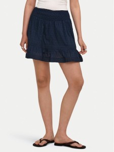 ONLY Spódnica mini Katti 15376205 Granatowy Regular Fit