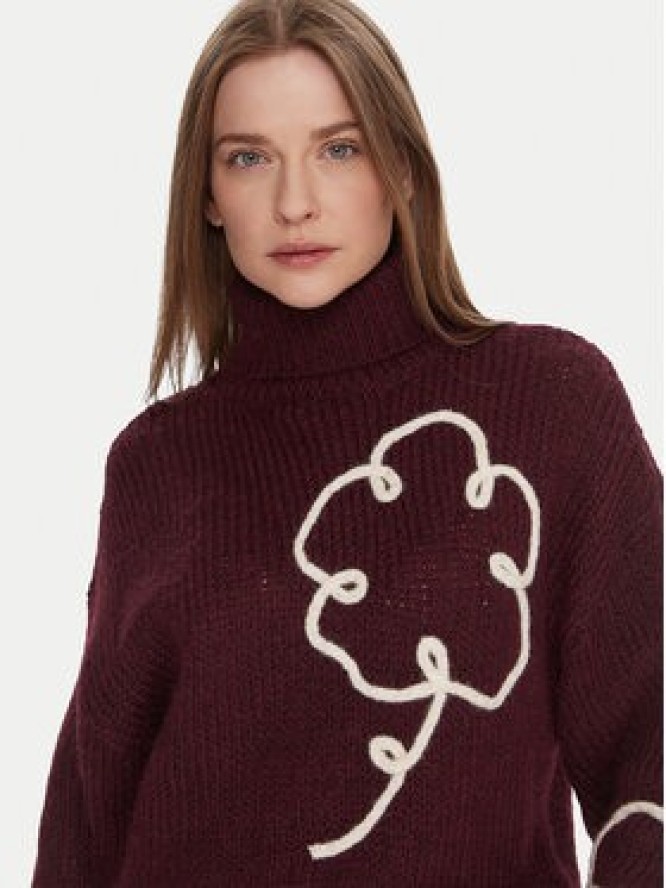 Vero Moda Golf Fatima 10335036 Fioletowy Regular Fit