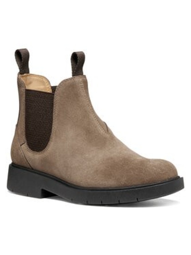 Geox Sztyblety D Spherica Ec1 B D66DKH 22 CQ66K Beżowy ciemny