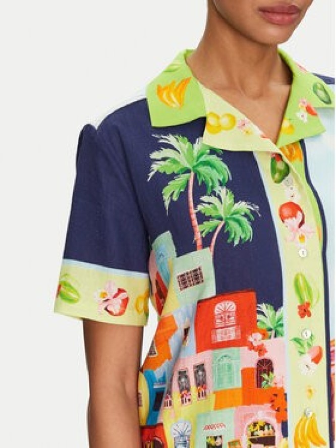 Seafolly Koszula Cuba 55440-TO Kolorowy Relaxed Fit