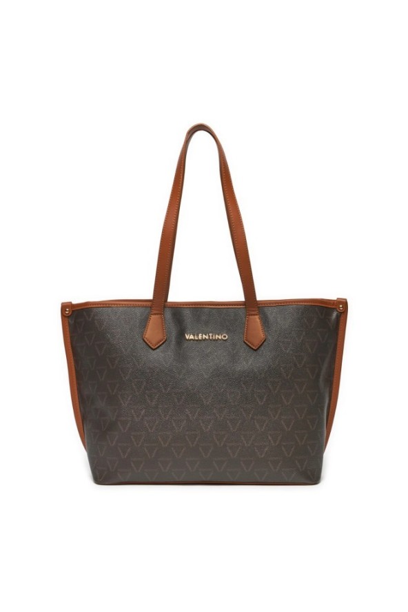 VALENTINO Brązowa damska shopperka Lady Re SS26