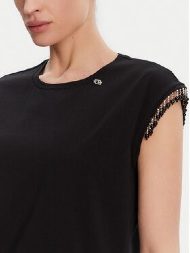 Liu Jo Bluzka WA5158 J5003 Czarny Regular Fit