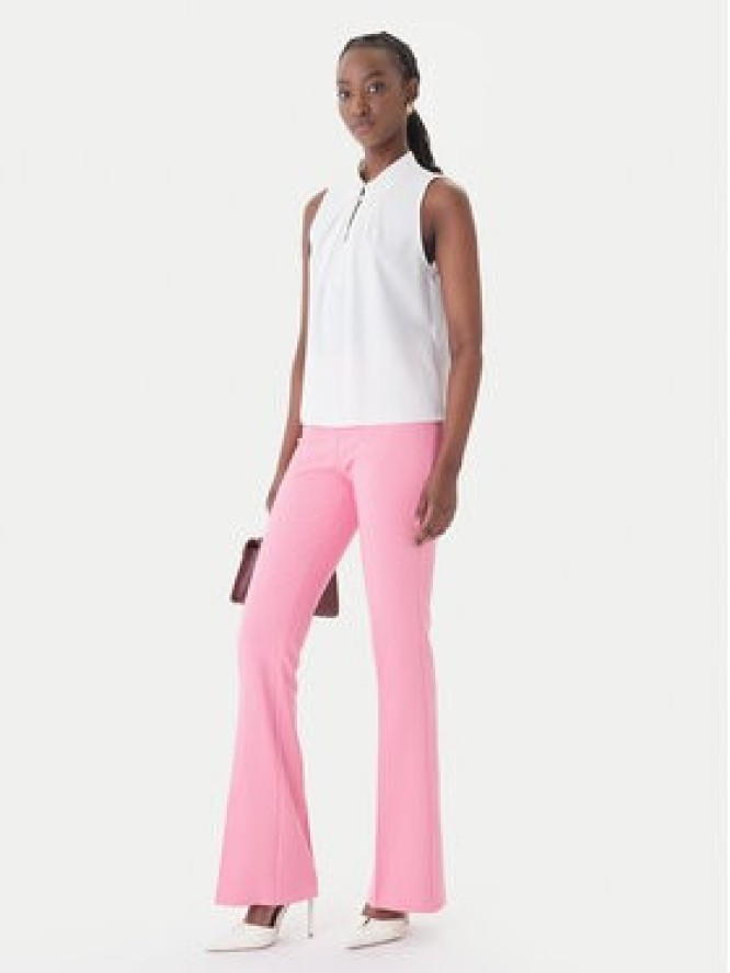 Rinascimento Spodnie materiałowe CFC0127876003 Różowy Slim Fit