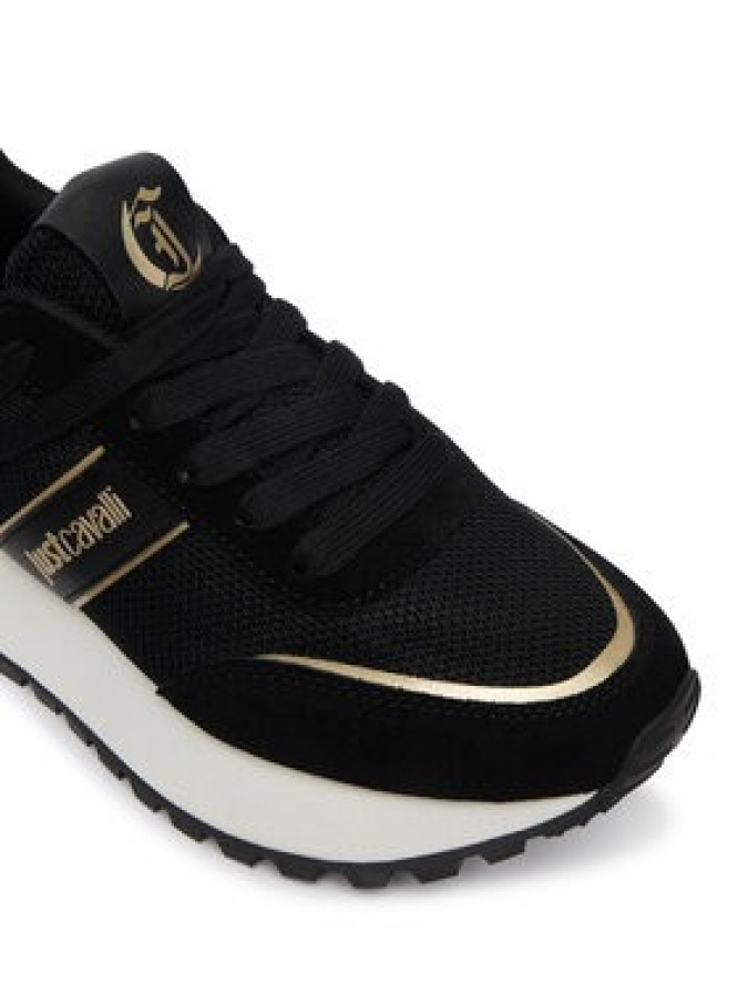 Just Cavalli Sneakersy 80RA3SJ1 ZSE48 Czarny