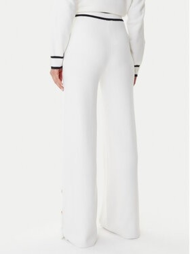 Liu Jo Sport Spodnie dzianinowe TF5252 MS59L Écru Regular Fit