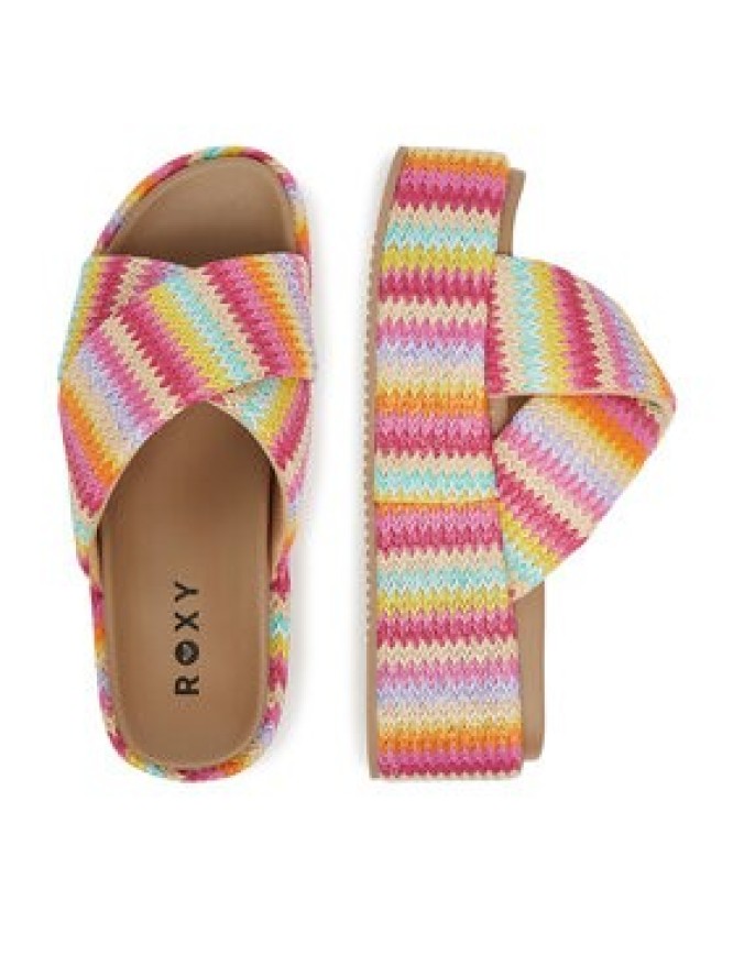Roxy Klapki LT0613-63 Różowy