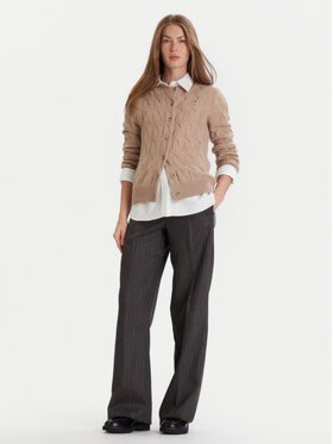 Tommy Hilfiger Kardigan WW0WW47463 Beżowy Regular Fit