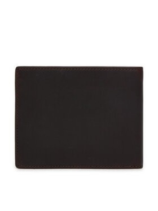 Guess Portfel SMROVL LEA27 Brązowy