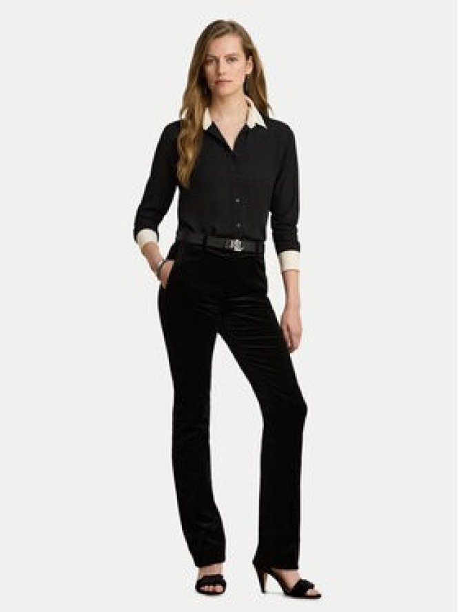 LAUREN RALPH LAUREN Koszula 200968762001 Czarny Classic Fit