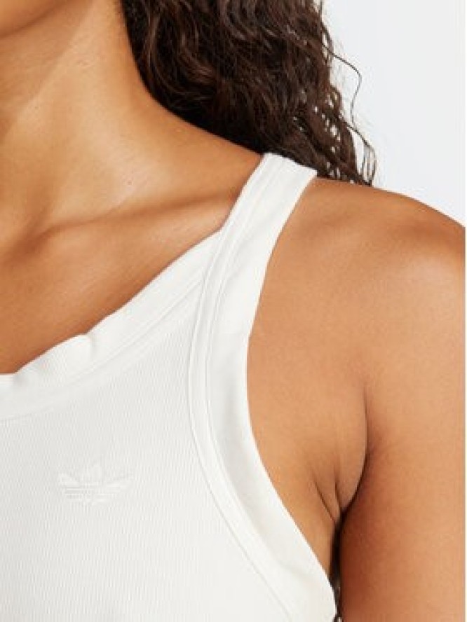 adidas Top Premium Essentials JD4768 Biały Slim Fit