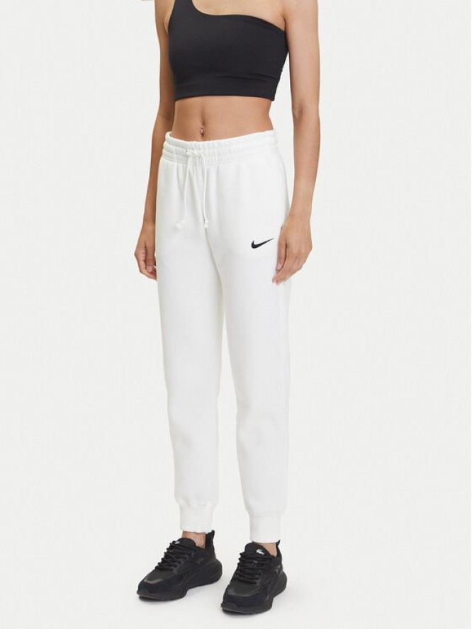 Nike Spodnie dresowe Phoenix Fleece FZ7626 Biały Regular Fit