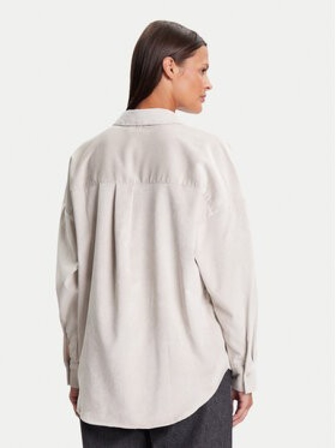 Vero Moda Koszula Sanne 10317194 Beżowy Oversize