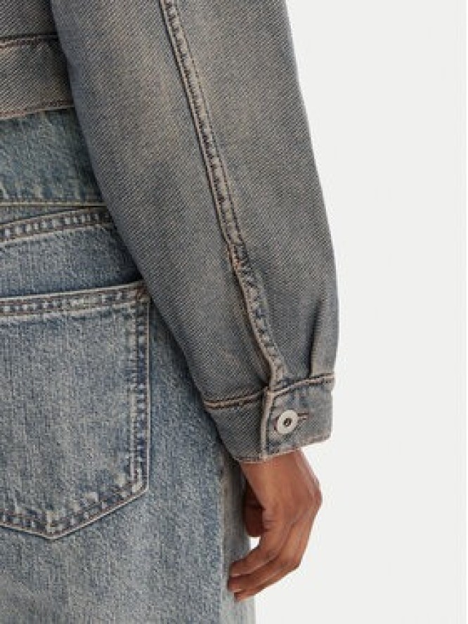 HUGO Kurtka jeansowa Galatea_B 50553000 Niebieski Oversize