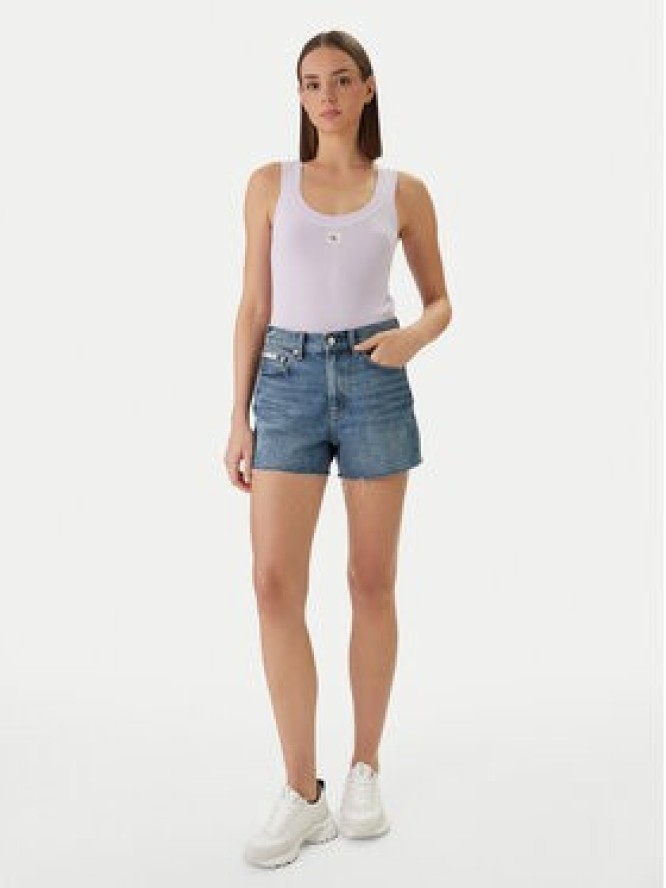 Calvin Klein Jeans Top LV047F355G Różowy Slim Fit