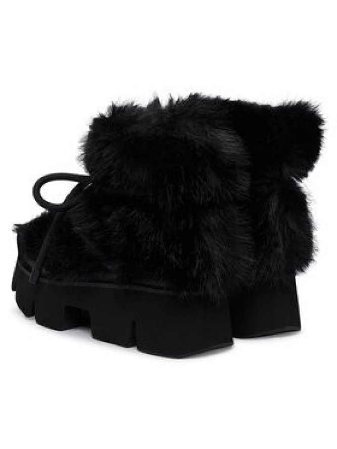 United Nude Śniegowce Stomper Fur Boot 1104801120 Czarny