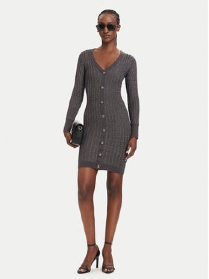 Guess Sukienka dzianinowa W5RK09 Z3KT0 Szary Bodycon Fit