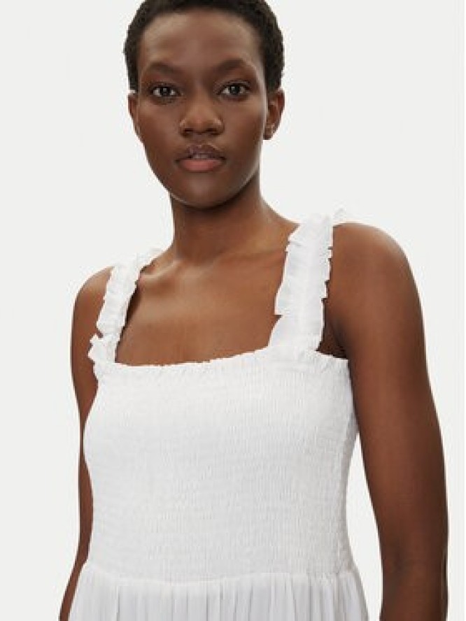 Iconique Sukienka letnia IC25-009 Biały Regular Fit