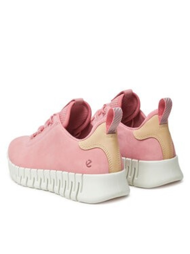 ECCO Sneakersy Gruuv W 21820361129 Różowy