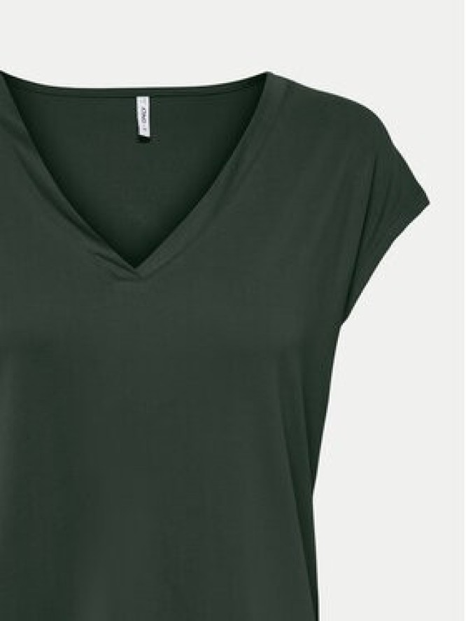 ONLY T-Shirt Free 15287041 Zielony Regular Fit