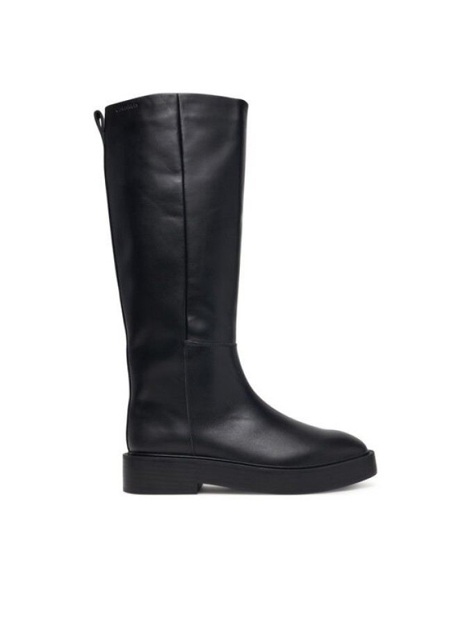 Calvin Klein Kozaki Conc Welt High Boot Lth HW0HW03213 Czarny