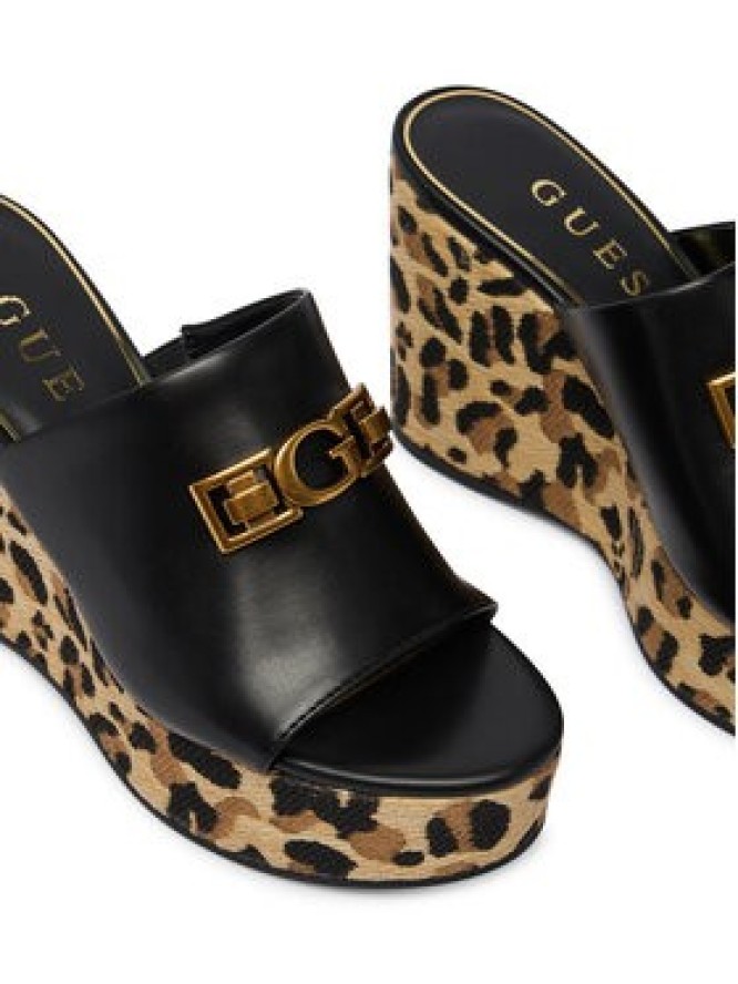 Guess Klapki FLJE3V ELE04 Czarny