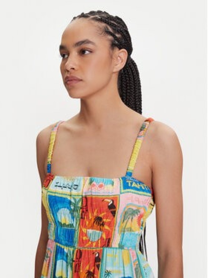 Roxy Sukienka letnia Atlas Sunshine ERJWD03892 Kolorowy Regular Fit
