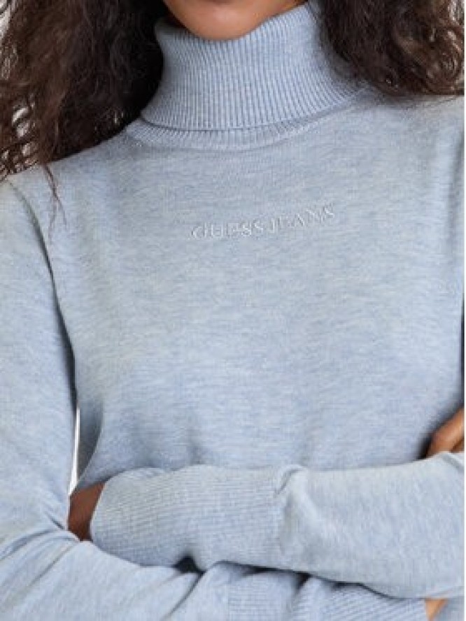 Guess Jeans Golf W4BR15 Z3HO2 Błękitny Regular Fit