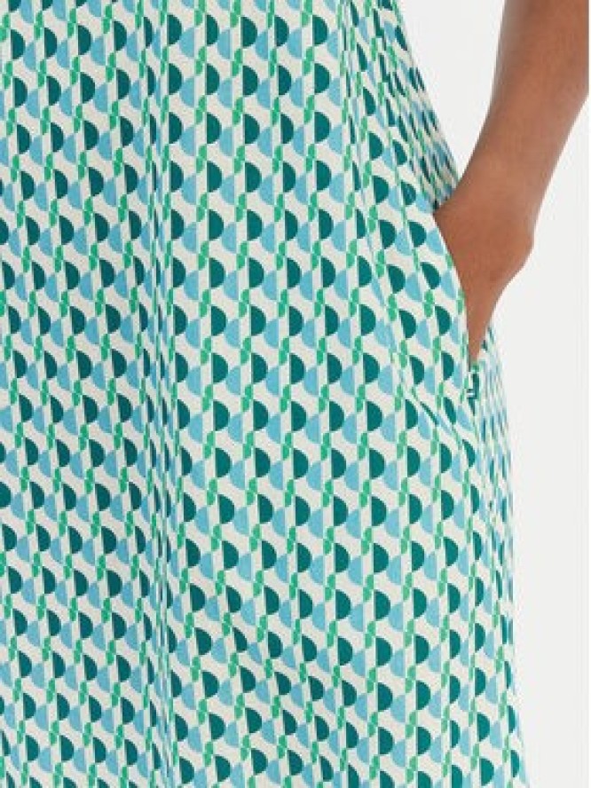 Seafolly Sukienka letnia Sorrento 55657-DR Zielony Regular Fit