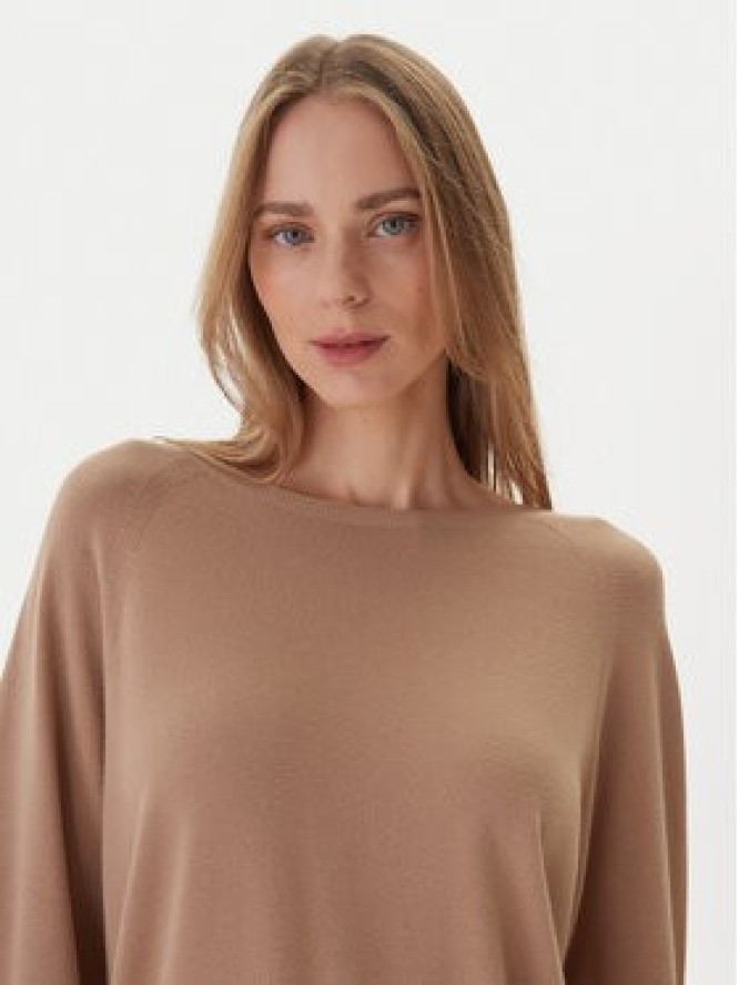 Kontatto Sweter 3M0820C Beżowy Regular Fit