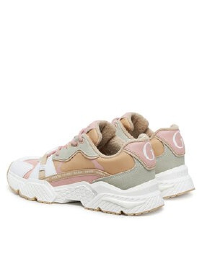 Guess Sneakersy FLJCAR ELE12 Beżowy
