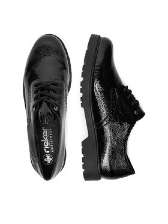 Rieker Półbuty 45502-00 Czarny