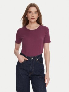 United Colors Of Benetton T-Shirt 3GA2E16A0 Fioletowy Regular Fit