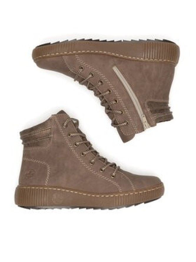 Rieker Trzewiki Z6630-24 Brązowy