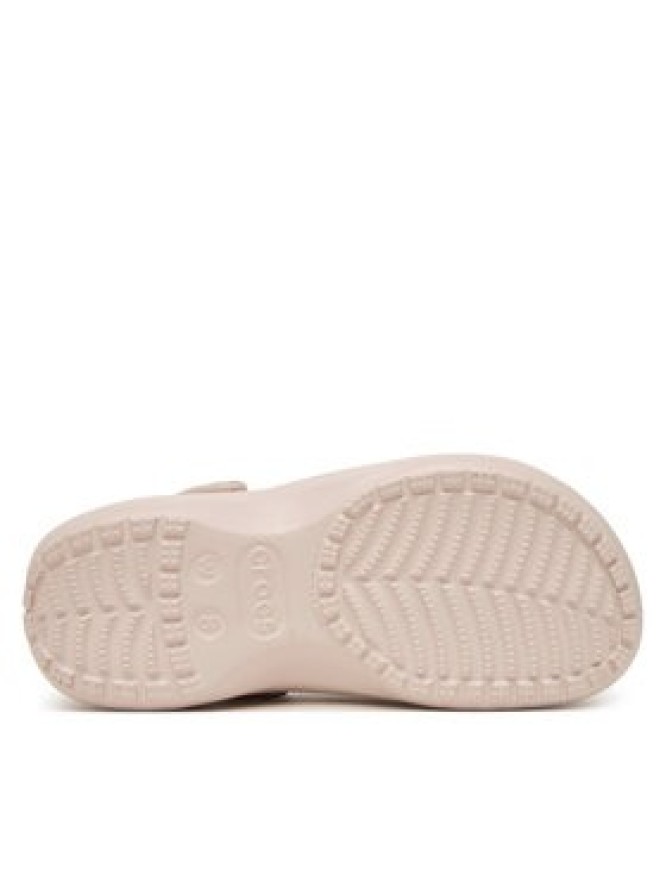 Crocs Klapki Classic Platform Clog 206750 Beżowy
