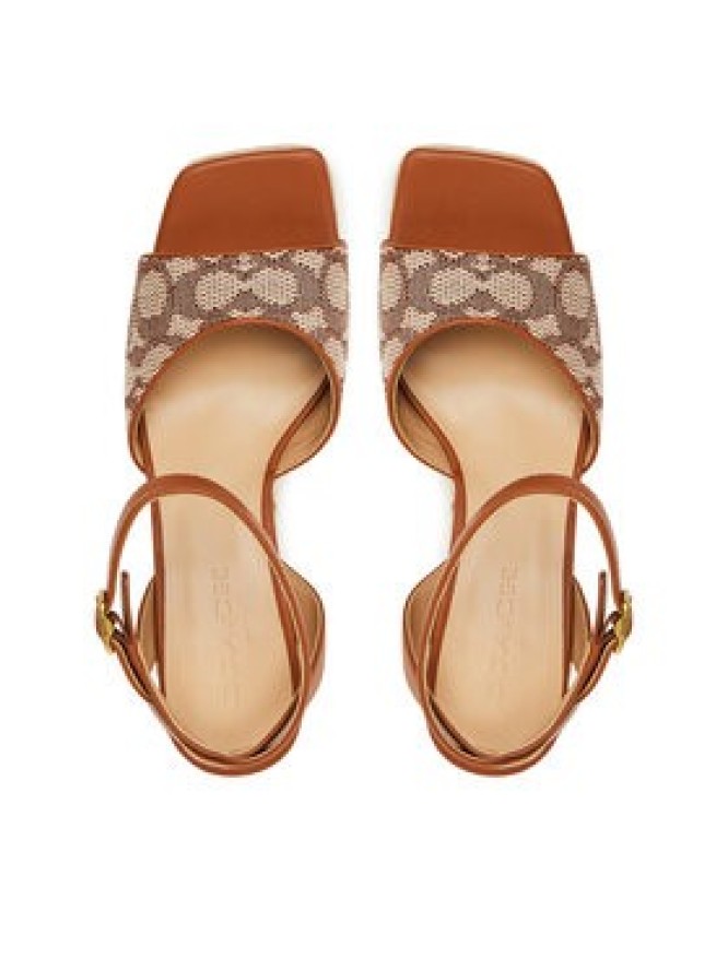 Coach Espadryle CAS80 Brązowy