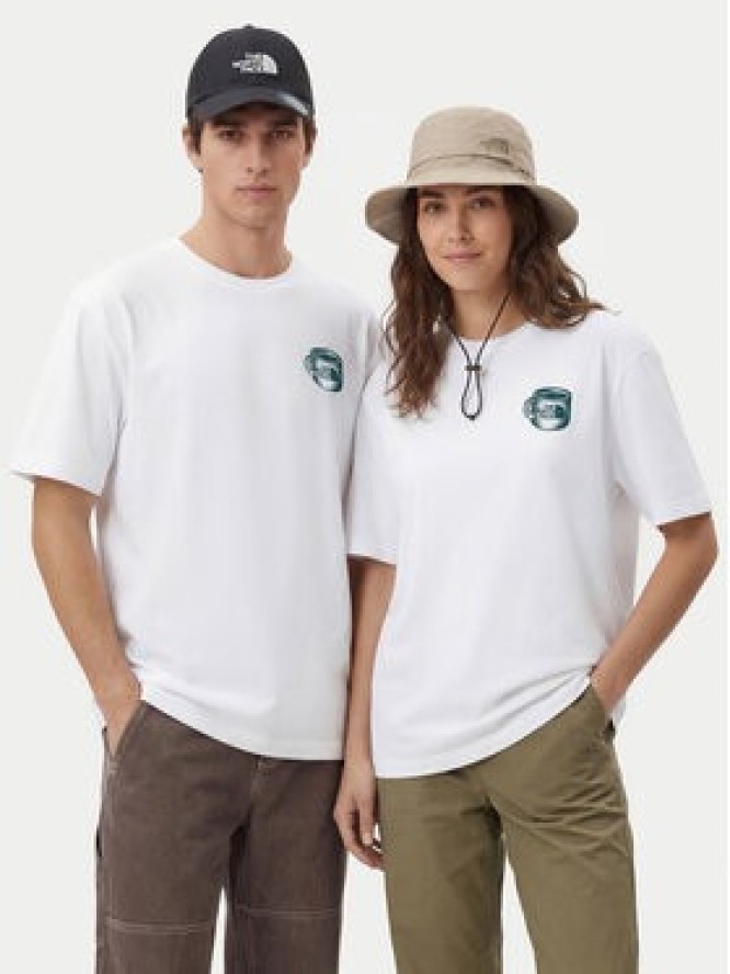 The North Face T-Shirt NF0A8JAA Biały Relaxed Fit